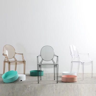 Sillas New Design Plastic Transparent Dining Room PC Stackable Chair