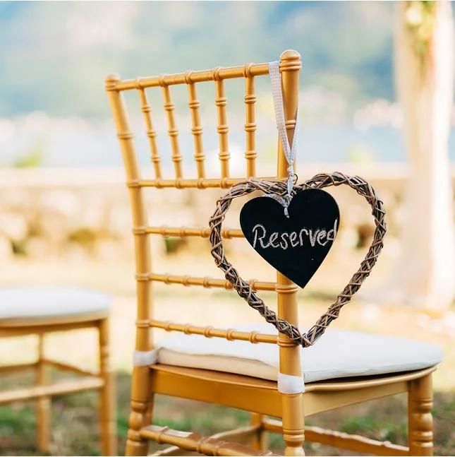 Garden Outdoor Furniture Chiavari Wedding Party Plastic Tiffany Dining Chair
