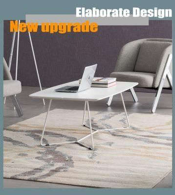 Cheap Price Modern Nordic Furniture Strong Iron Leg and MDF Top Coffee Table