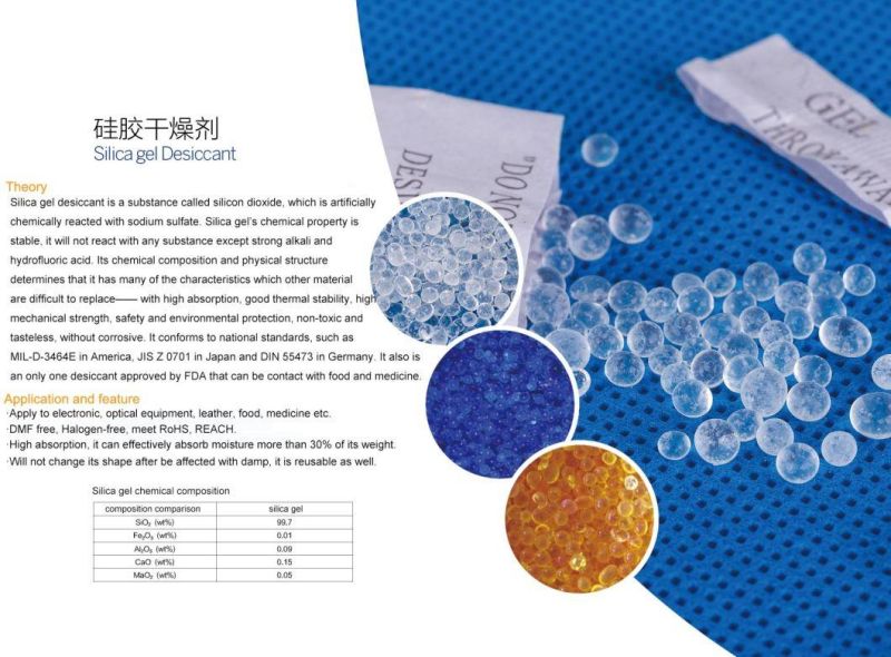 Silica Gel for Packaging Moisture Prevention Used