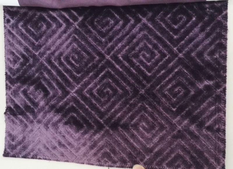 Hotel Textiles Cut Velvet Velours Super Soft Upholstery Cushion Almohada Fabric