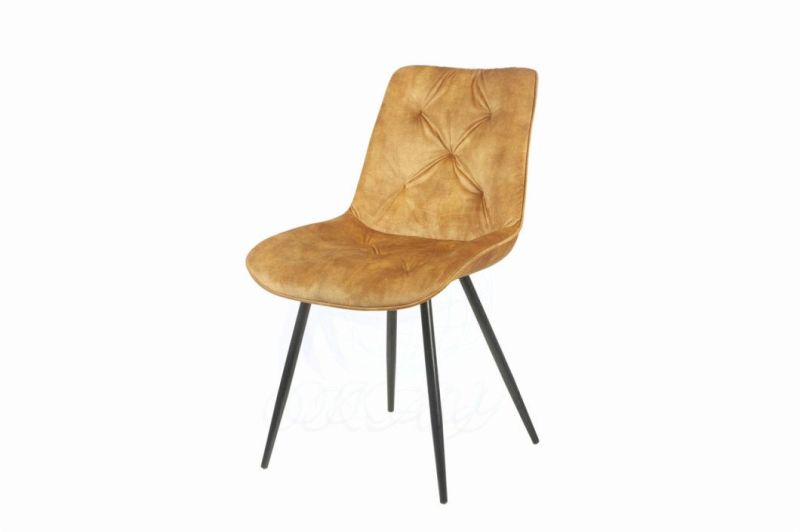 Manufacture Modern Velvet Fabric Dining Room Chair