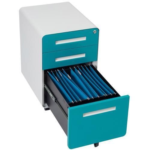 3 Drawer Movable File Cabinet