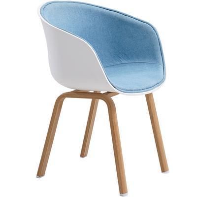 Modern Morden Fabric Dining Furniture Chair Dining Room Upholstery Seat Plastic Metal Restaurant Dining Armchair