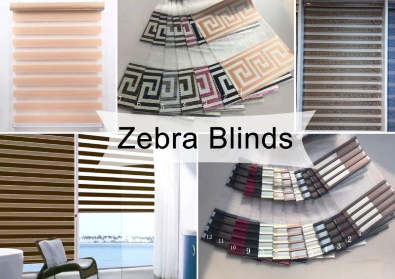 Wholesale Polyester Fabric Zebra Roller Blinds Customized Window Blind Fabric