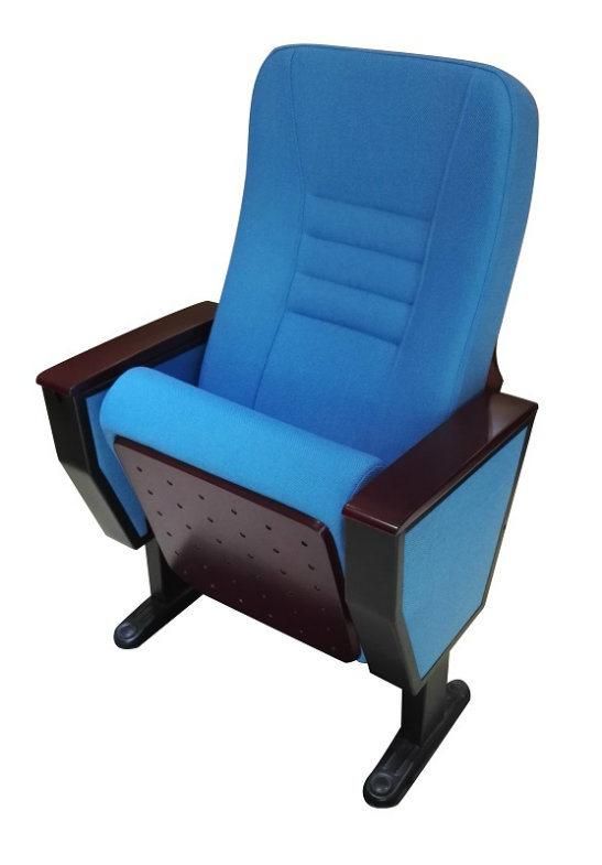 China Manufactory Price Fabric Wooden Chair Auditorium Seat Jy-998t