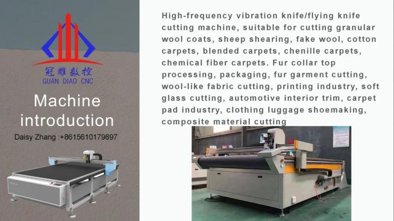 Auto Feeding Fabric Textile Cutter Machine CNC Automatic Vibrating Knife Cutting Machine