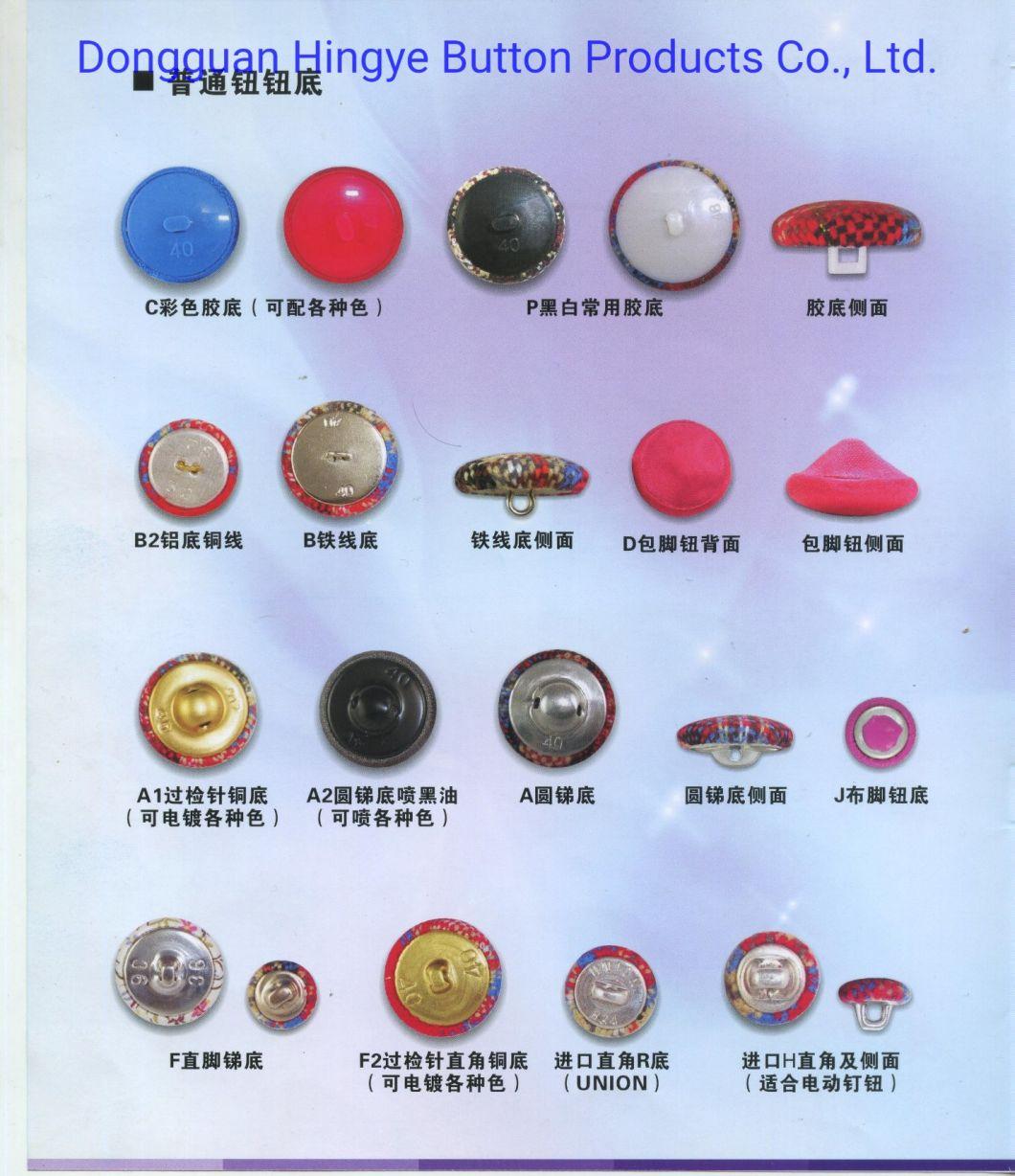 Self Fabric Covered Button Shank Fabric Cover Round Button for Furnitures Fabric Cover Button for Sofa