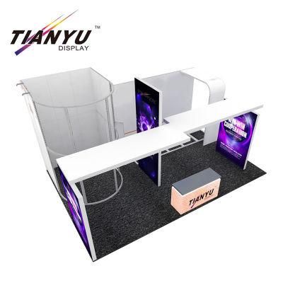 3D Max Trade Show Display Tension Fabric Booth Clothing Display Racks