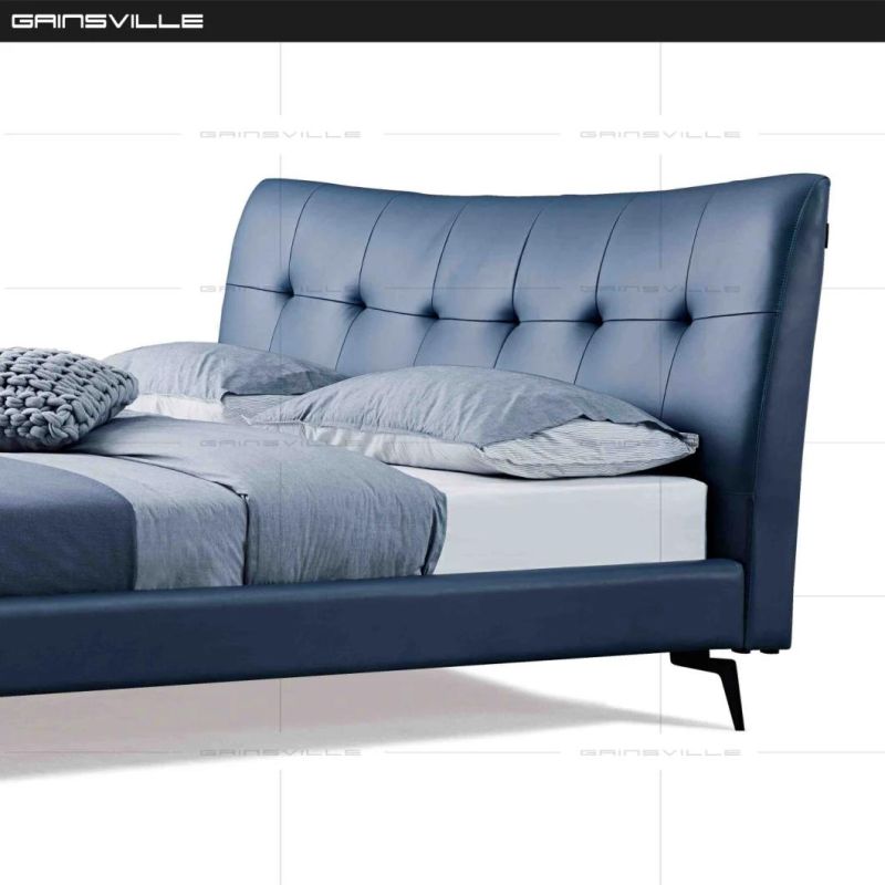 Modern Bedroom Furniture Sets Corner Fabric Sofa Bed Gc1817