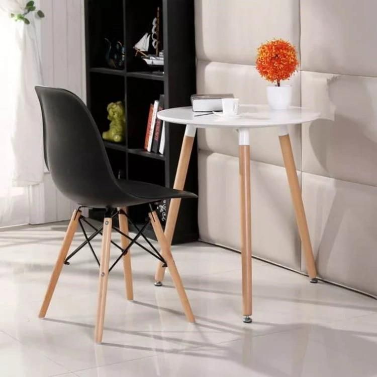 Muebles Classic Fashion Home Furniture Solid Wood MDF 80*80 Round Table for Dining Room