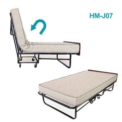 Hospital Extra on Wheels Folding Bed Memory Foam Mattress Rollaway Twin
