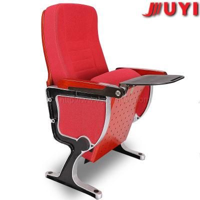 Metal Frame Audience Seat with ABS Material Writing Pad Outdoor Fabric Folding Chair