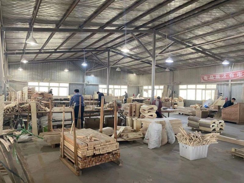 Huayang Made in China Wholesale Wooden Fabric Bed