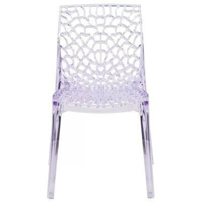 Wholesale Wedding and Event Clear Acrylic Resin Chair, Modern Clear Hotel Party Chair