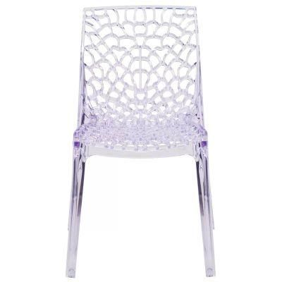 Wholesale Wedding and Event Clear Acrylic Resin Chair, Modern Clear Hotel Party Chair