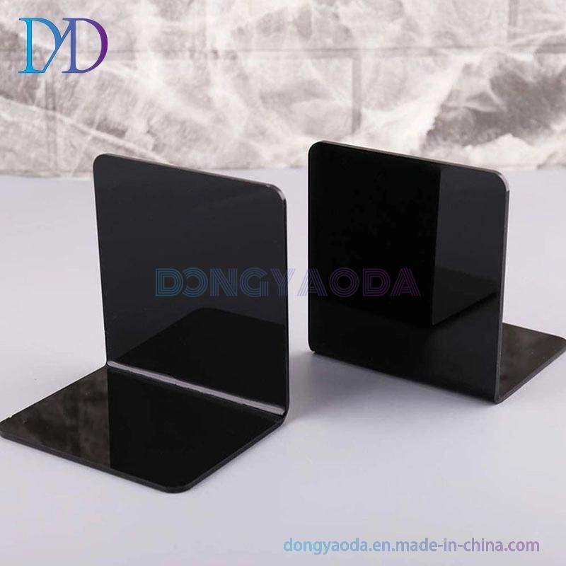 Acrylic Crystal Texture Block Board / Desktop Anti-Slip Bookshelf / Office Book Picture Book Partition