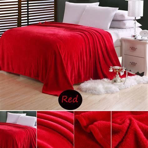 2019 Best Super Soft Coral Bed Throw Soft Solid Flannel Fleece Blanket