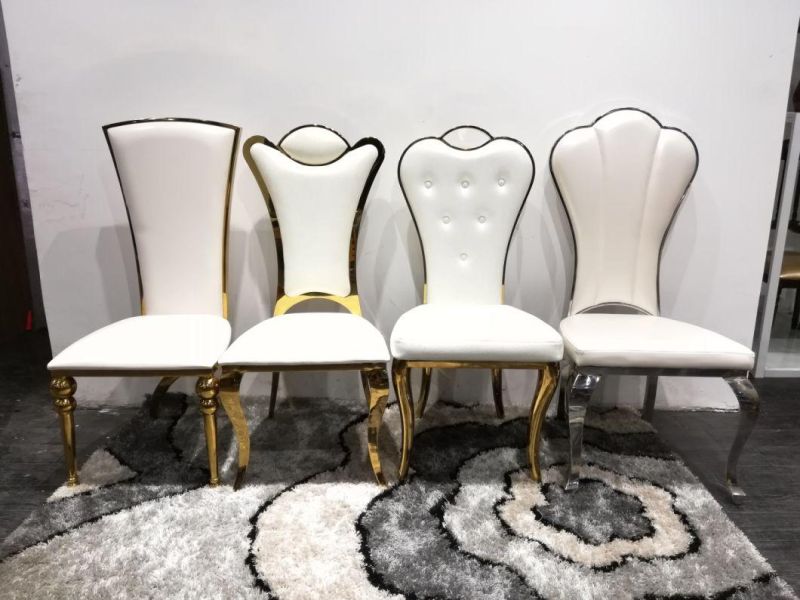 Foshan Factory Wholesale Gold Banquet Dining Chair for Sale