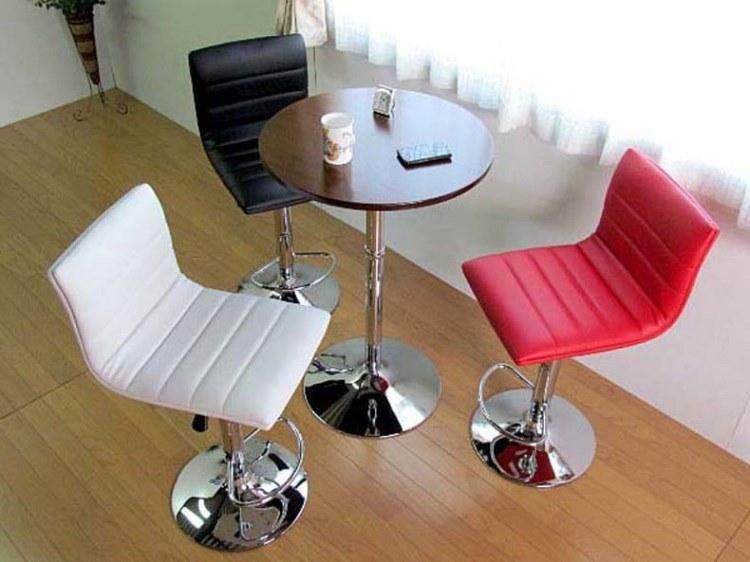 Modern Bar Chair Stools Black High Chair Room Restaurant Dining Bar Chair with Footrest