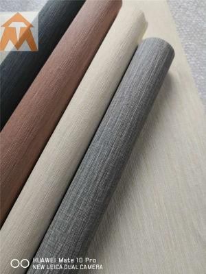 Fabric Design Embossed Decorative PVC Laminating Film for Wall Panel Ceiling