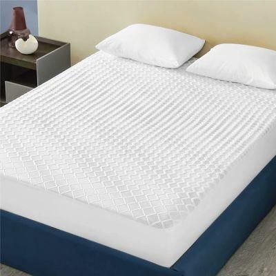 Fitted with Premium 3D Air Fabric Ultra Soft Breathable Bamboo Mattress Cover