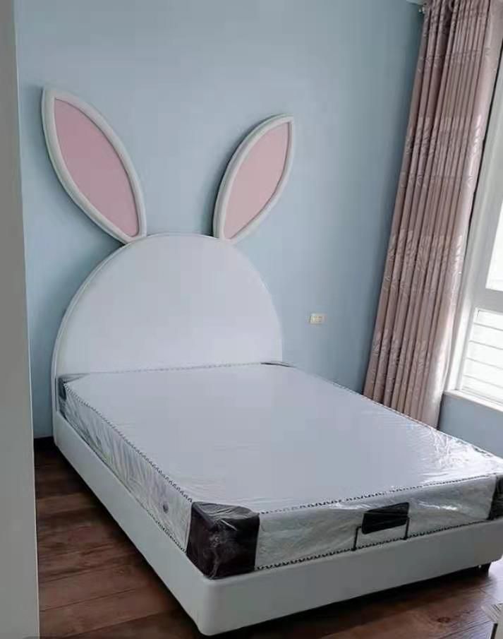 Fashionable Home Bed Mickey Cartoon Kids Bedroom Furniture Lit Enfant Upholstered Children Beds