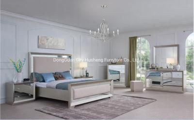 Latest Modern Simple Champange Bedroom Furniture Set