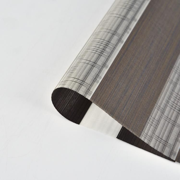 New Style Textured Polyester Fabric for Day and Night Zebra Blind