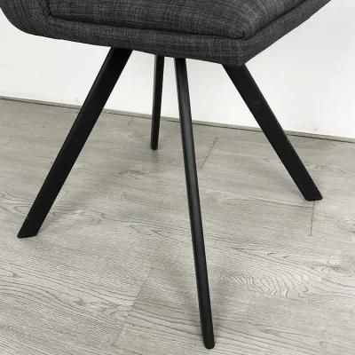 High Standard Living Room Nordic Modern Fabric Dining Chair for Home