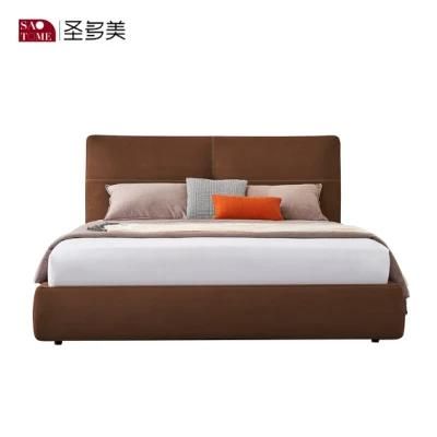 Modern High Gloss Bedroom Furniture High Back Bed