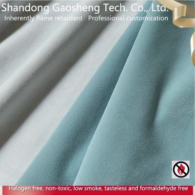 High Quality Flame Retardant Polyester Velvet Sofa Fabric for Furniture Textile