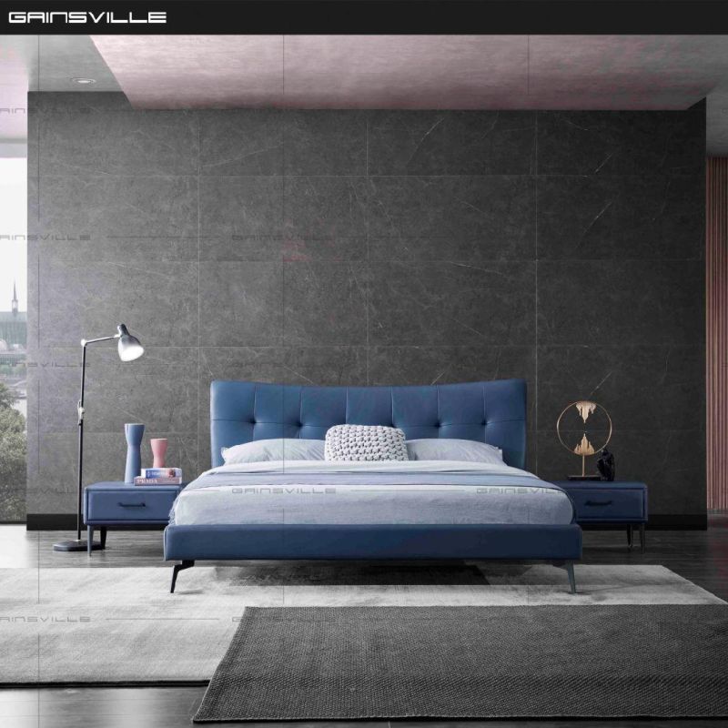 Simple But Luxury Design with Slim Headboard Suitable for Villa Hotel Bedroom Sets