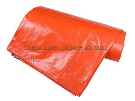 Fire Resistant Tent Tarps Printing Heavy Duty PE Coated Covers Tarpaulin for Trailer