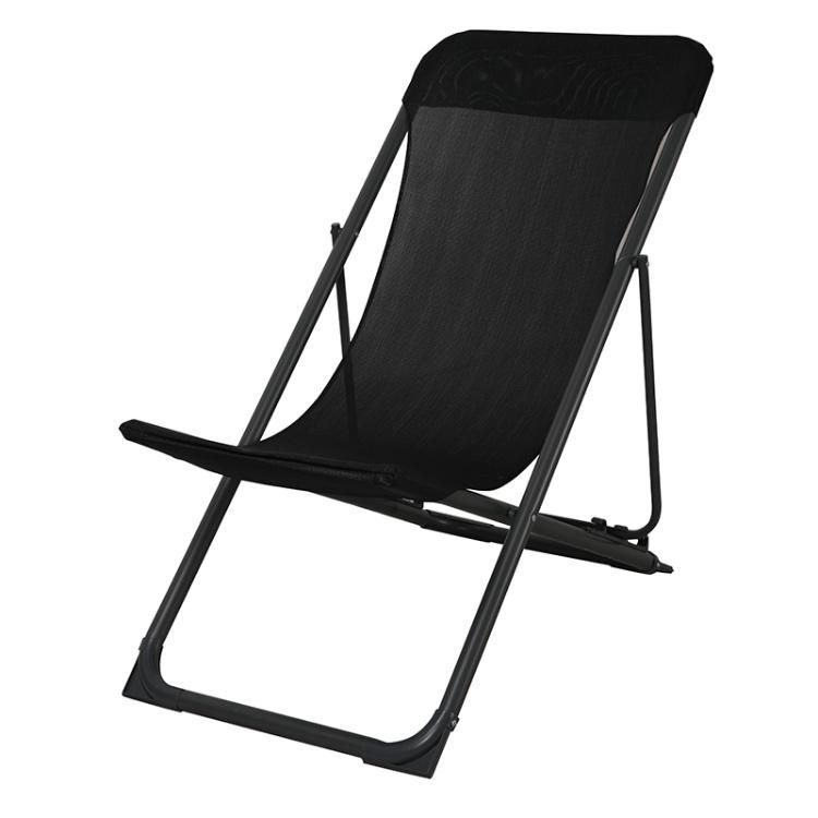 Cheap Price Outdoor Furniture Folding Steel Sling Adjustable Three Position Beach Chair