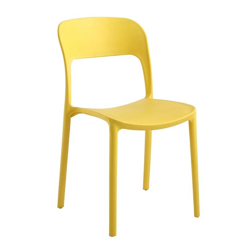 Hot Sale Outdoor Garden Event Restaurant Furniture Leisure Plastic Chairs Colorful PP Plastic Stacking Chair,