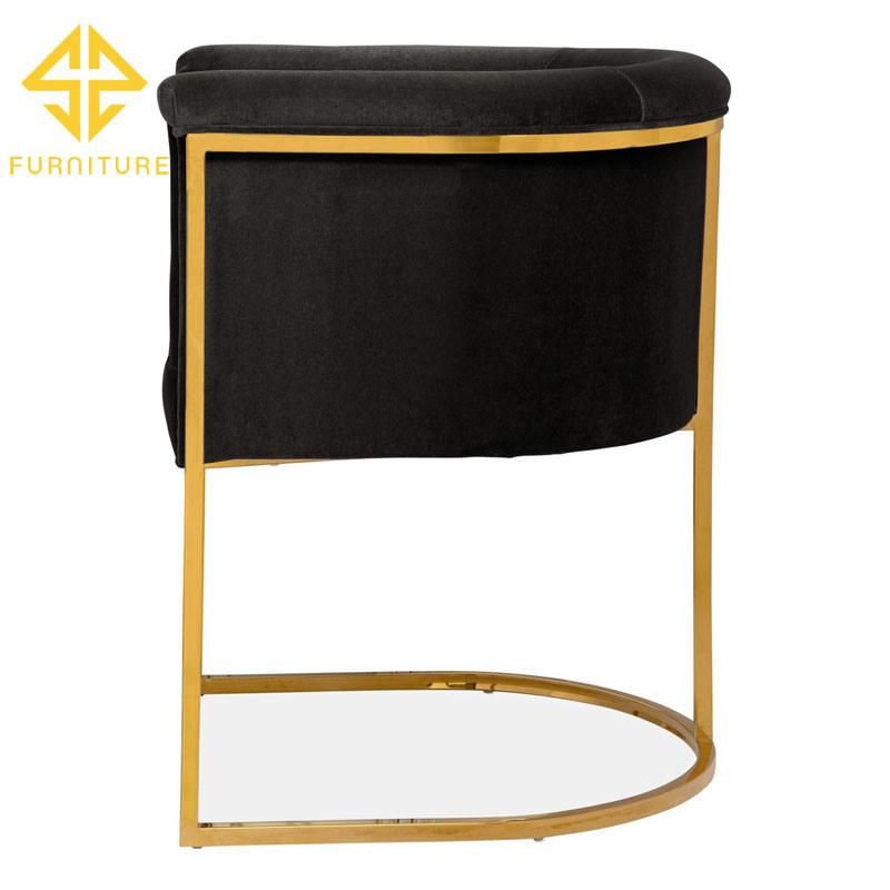 Hotel Furniture Wholesale Velvet Fabric Upholstered Hotel Arm Chair