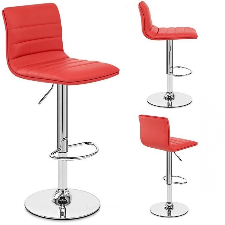 Modern Bar Chair Stools Black High Chair Room Restaurant Dining Bar Chair with Footrest