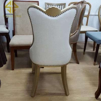 Modern Hot Sale Hotel Chair Blue Fabric Metal Frame Hotel Bedroom Chairs