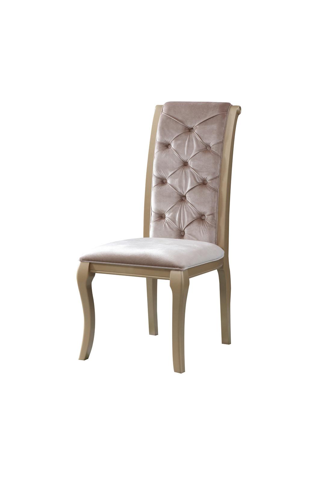 Foshan Supplier Home Furniture Modern Design Solid Wood Fabric Chair