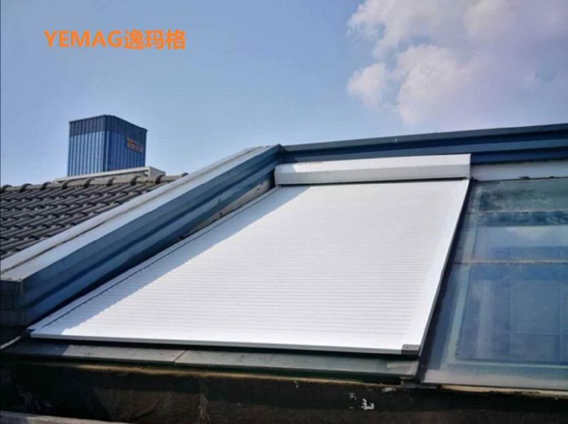 Sun Shading Roof Horizontal Aluminum Rolling Shade Roller Shutter/Blinds/Aluminum Rolling Curtain