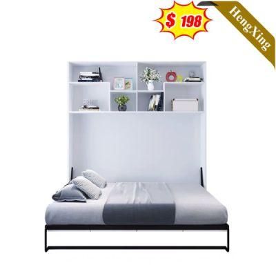 Hot Selling Modern Wooden Home Hotel Bedroom Furniture Storage Kids Bed Double King Bed Wall Sofa Bed (UL-22WB050)