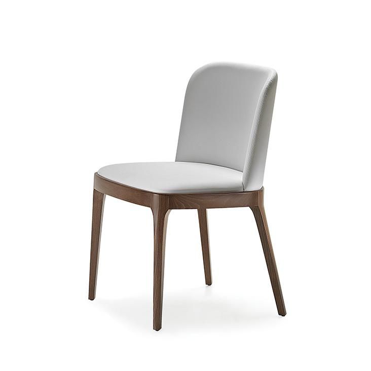 CFC-08A Dining Chair/Microfiber Leather//High Density Sponge//Ash Wood Base/Italian Sample Furniture in Home and Hotel