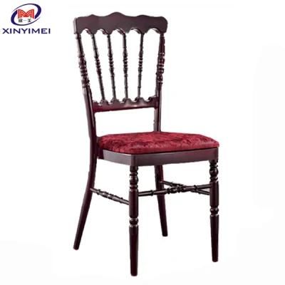 Wholesale Asia Market Black Aluminum Chiavari Napoleon Chair (XYM-ZJ44)