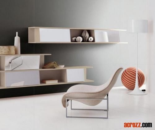 Mart Lounger Chair Modern Design Fabric PU Lounge Chair Repos Lounge Chair