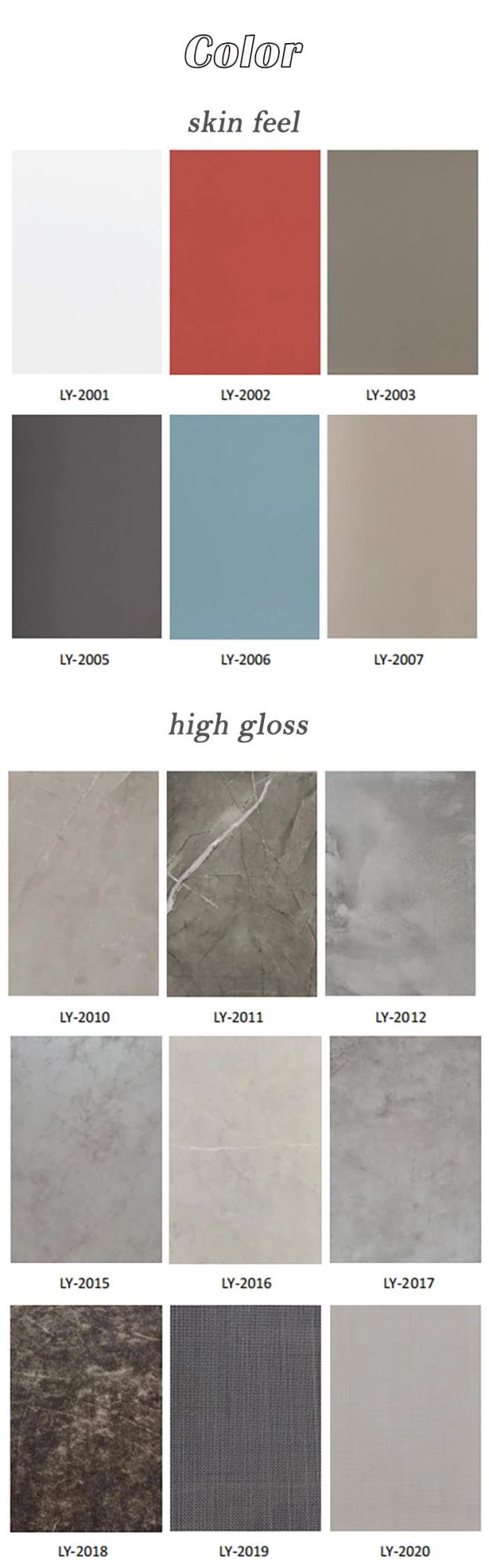UV Coat Melamine MDF UV MDF Board
