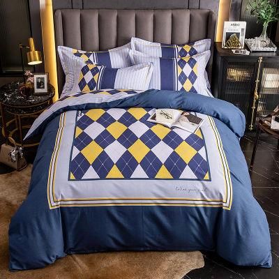 Luxurious Cheap Price Bed Linen Cotton Brushed Fabric Comfortable for 4PCS King Bed