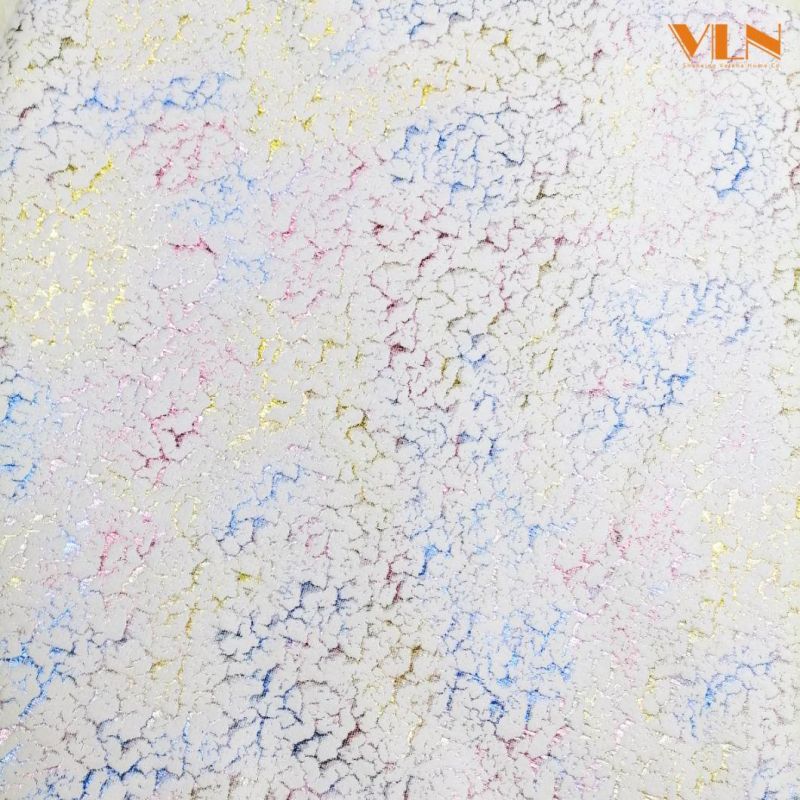 2021 Guaranteed Quality Unique Furniture Upholstery Sofa Curtain Furnishing Fabric Holland Velvet with Colorful Foil