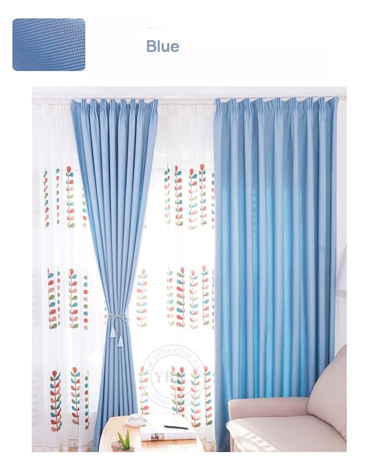 Home Textile Wholesale Polyester Fabric Curtain Fabric Vertical Blind for Motel Room