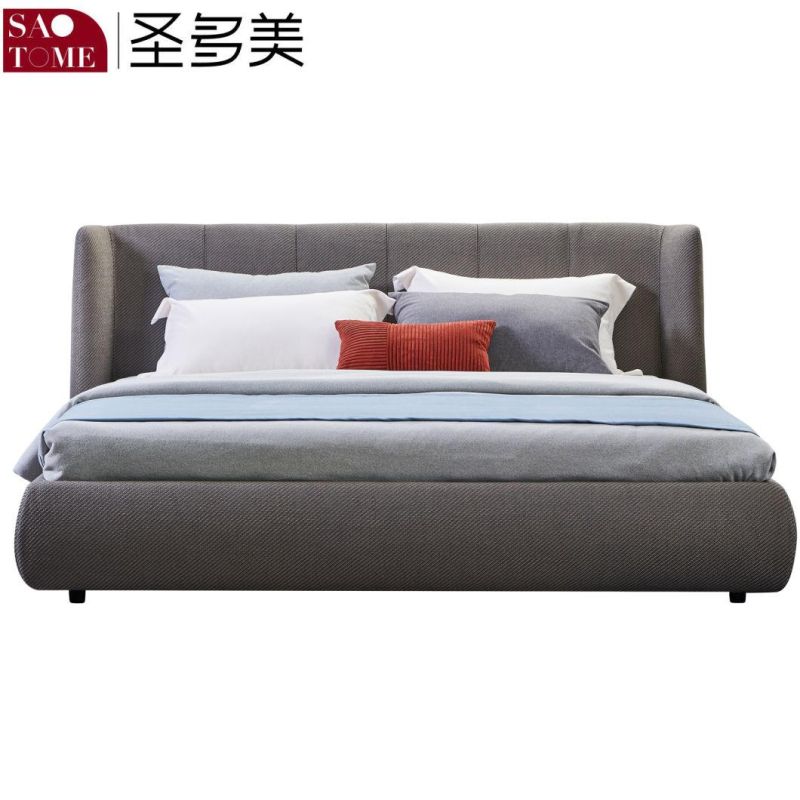 Modern Luxury Hotel Bedroom Furniture 1.5m Cloth King Bed